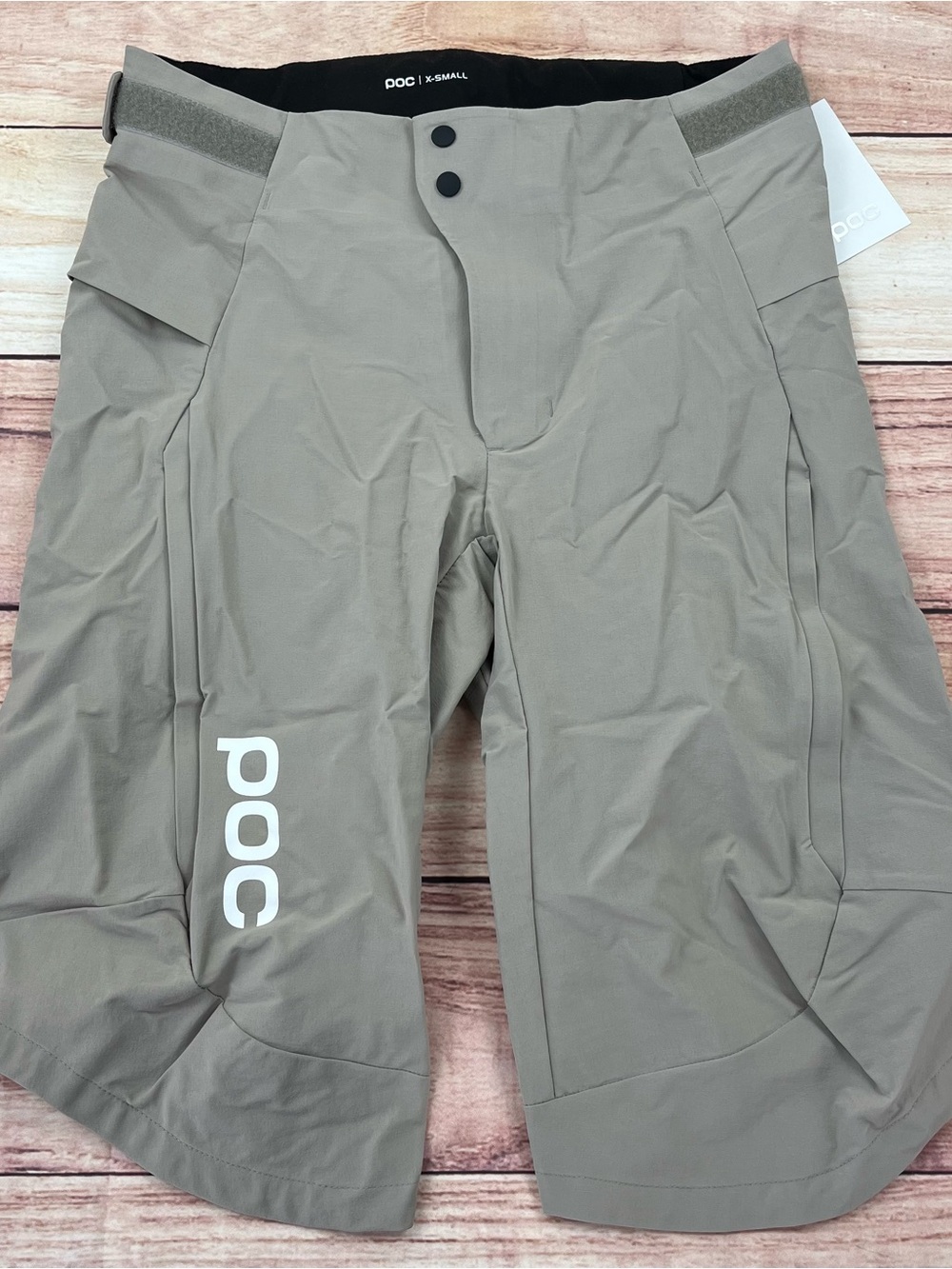 NWT POC Infinite All-mountain Bike Riding Shorts Men XS Moonstone Grey 29”x12.5”